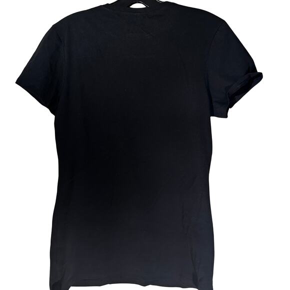 Pinky Star ‘Cleopatra’s Beauty Wraps’ Tee Women’s Size Large Black Tshirt - Picture 4 of 4